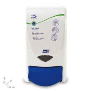SHW1LDS DEB SHOWER FOAM SOAP DISPENSER - White (15/case) - A8470